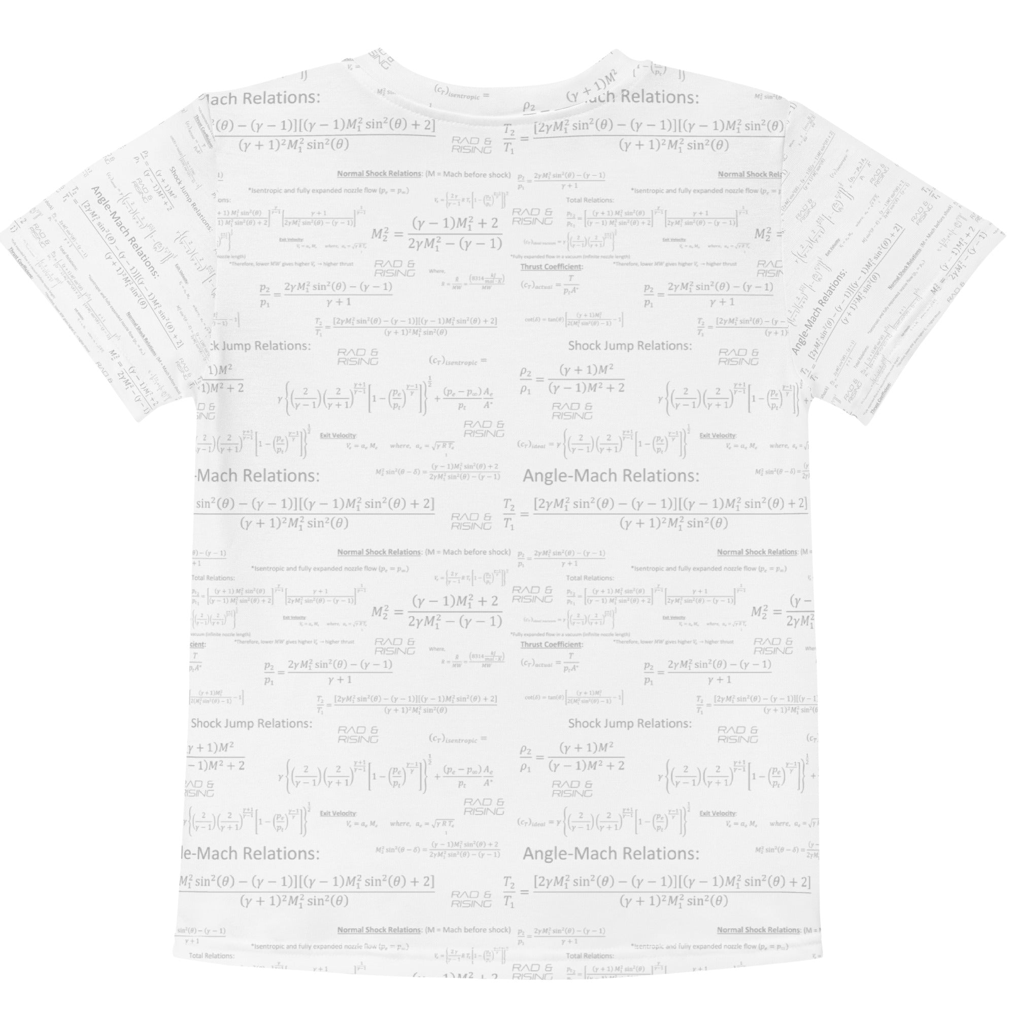 "Blastoff" with Rocket Math all over print Kids Crew Neck T-Shirt